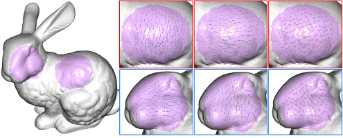 Examples of localized tensor fields computed with our construction are shown.