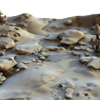 Possible game scenario with lighting using bent normals: 2048×1024 pixels, 60.0 fps, including direct light and DOF on an Nvidia GF 560Ti. Environment mapping produces natural illumination, while bent normals cause colored shadows.