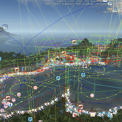 Editing huge game worlds in the Crytek Sandbox 2 editor can become very complex