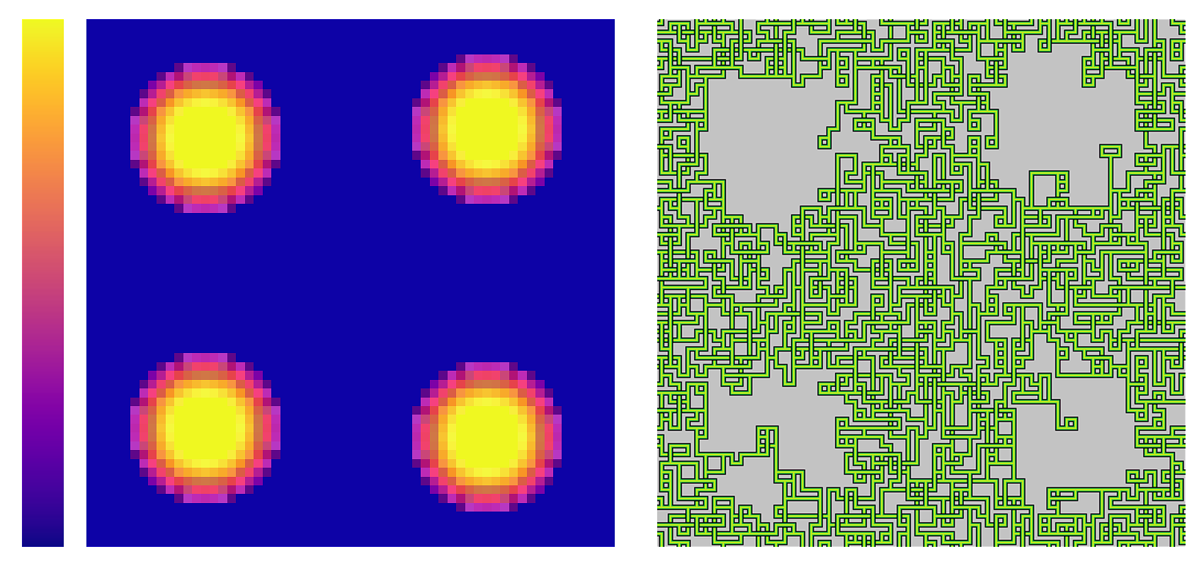 Spatially variable weight manipulation by inputting different heatmaps. (Input image: Knots [4])