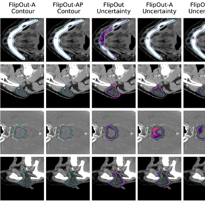 Comparing the entropy heatmaps for the FlipOut, FlipOut-A and FlipOut-AP models.