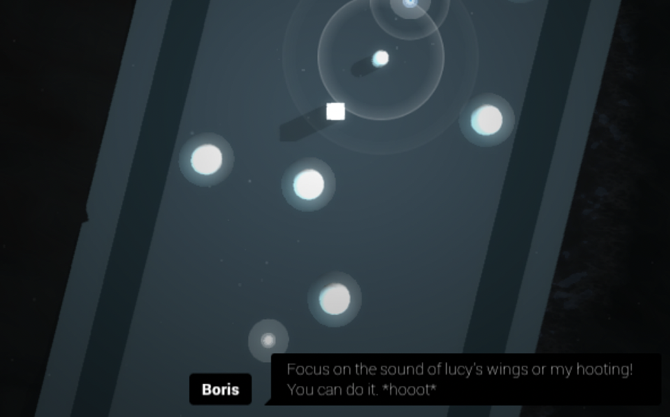 The player has to avoid the frogs in a swamp and reach the end.