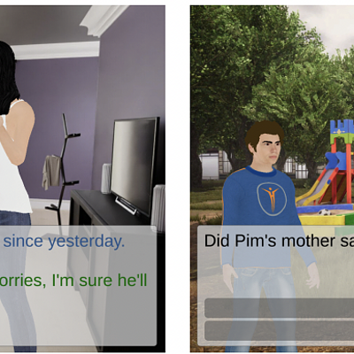 In-game footage of example scenarios.